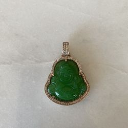 Rose Gold Buddha With Vs1 Diamonds