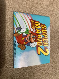 Nintendo super Mario two brothers instruction booklet