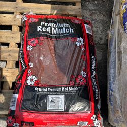 Red Premium Mulch – $2.95 per Bag 🌿