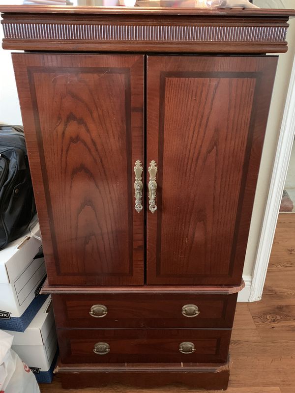 Antique Cherrywood Jewelry Armoire For Sale In Boca Raton Fl Offerup