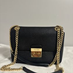Black And Gold MK Purse