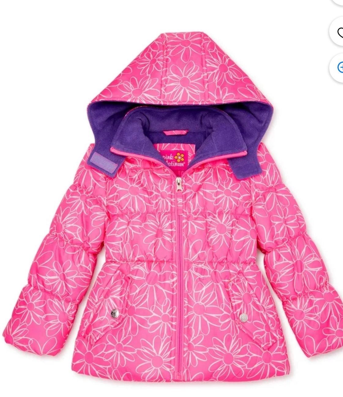 Girls Floral Jacket (size 6X)