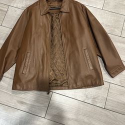 Brown Leather Jacket 