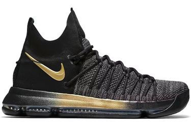 Nike Zoom KD 9 Elite “Flip the Switch” Men’s Basketball Shoes Size 10.5 – Black/Gold 878637-007

