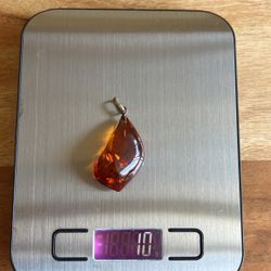 Chunk Amber Pendant