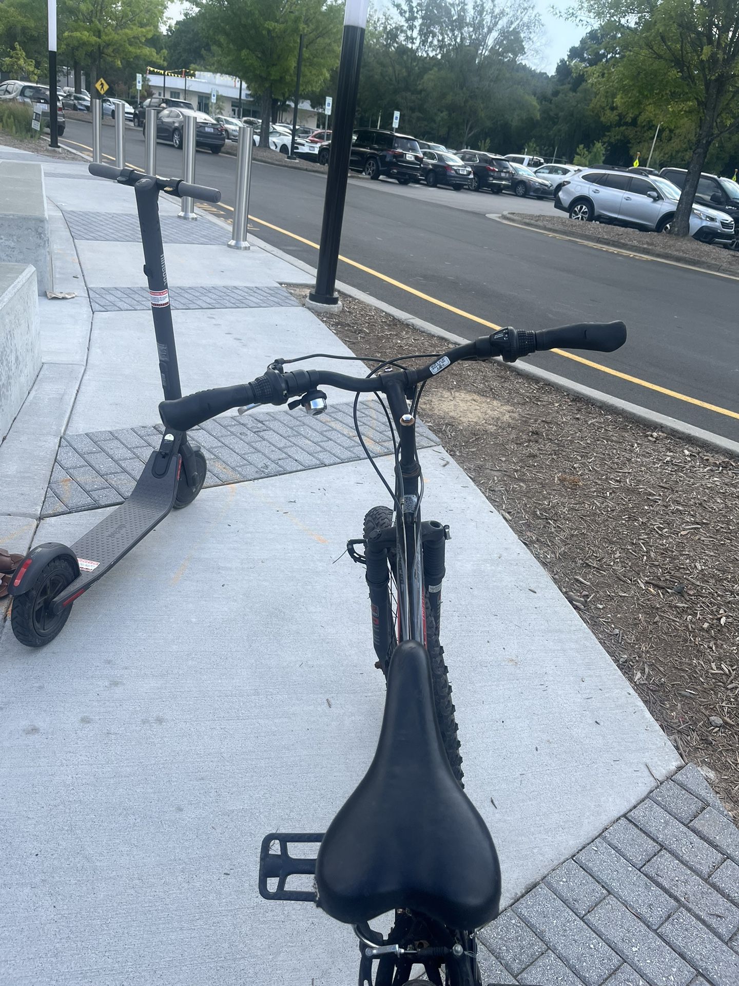 Black And Red Bike Pick Up