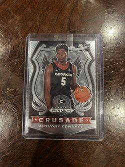 2020-21 Panini Prizm Draft Picks - Crusade Anthony Edwards #81 (RC)