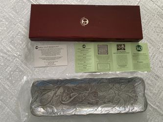 ARTHUR COURT Large Rectangular FISH TRAY 19-1/2" 1985