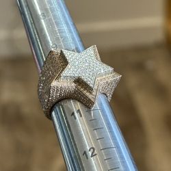 Diamond Star Pinky Ring 
