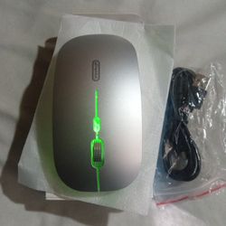 WIRELESS BLUETOOTH MOUSE LIGHT RECHARGEABLE 