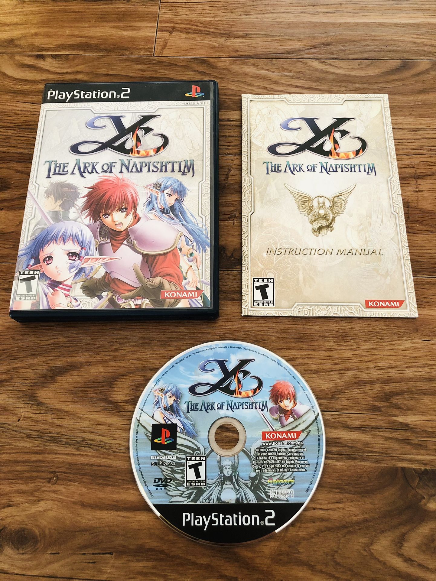 Ys: The Ark of Napishtim (Sony PlayStation 2, 2005)