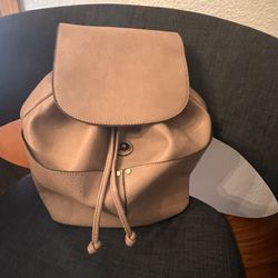 Sole Society Taupe Backpack Purse 