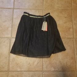 3 Pommes Girls Navy Skirt NWT Size 11/12