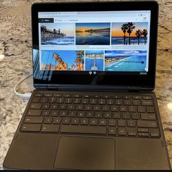 Lenovo 100e Laptop/Tablet Amazon Refurbished ! Touchscreen, Use As A Tablet! 