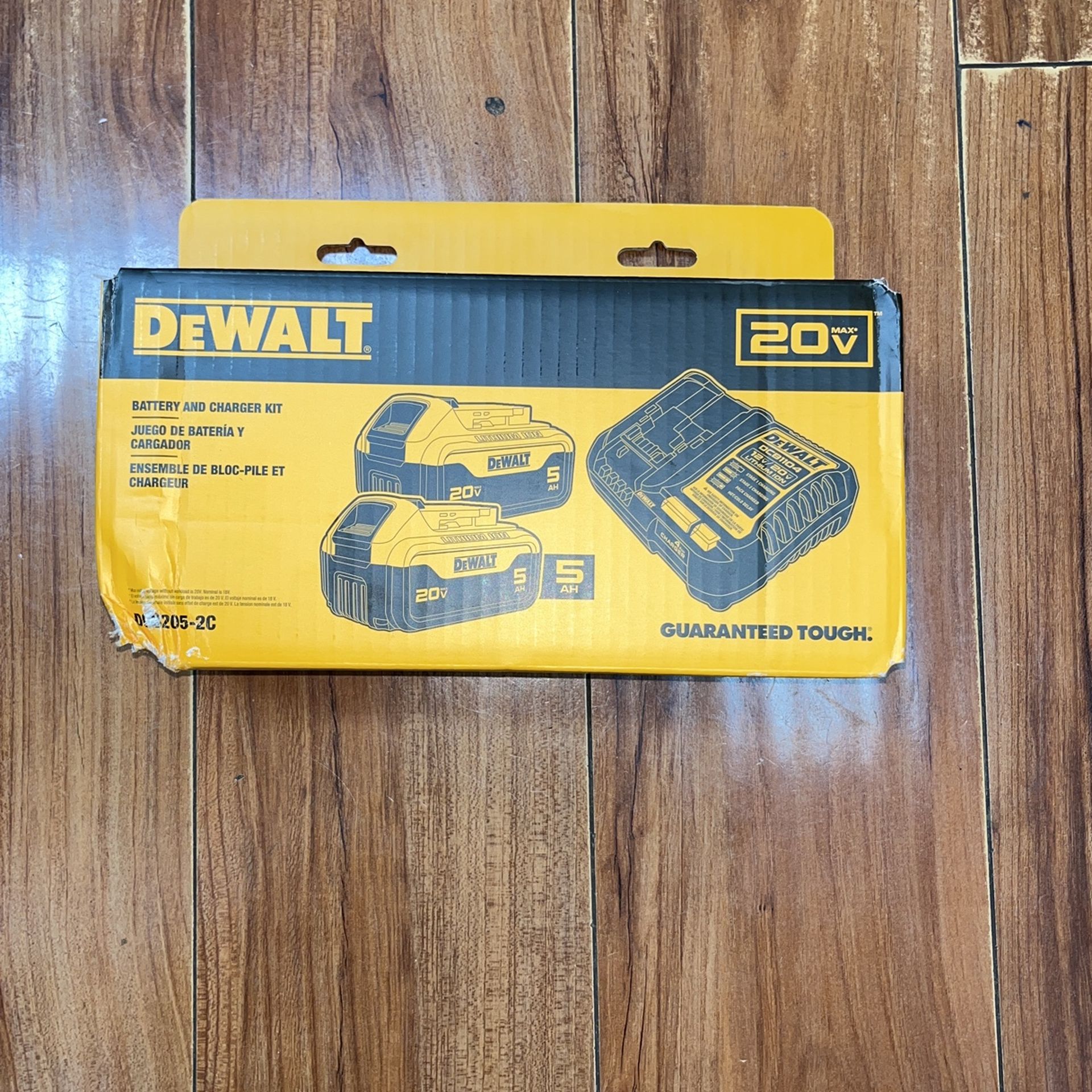 Brand New Dewalt Battery And Charger Kit
