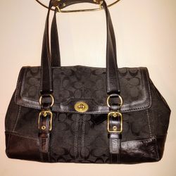 Black Coach Purse 