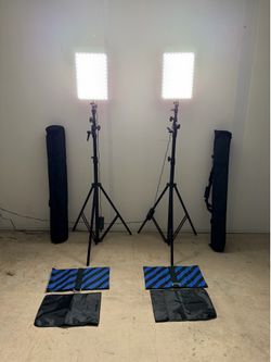 2 Pack Video Lights LED Light for Barber, Photo, Video, Makeup, Tattoo, Lashes
