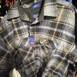 Pendleton Men's Field Shirt Brand New With Tags XXL Virgin Wool