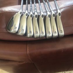 Lefthanded Callaway Steelhead X16 Irons 3-PW Regular Shafts Very Good Condition 
