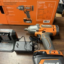 Ridgid 18v 1/2” Impact Wrench