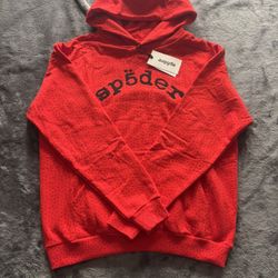 Red Vvs Spyder Hoodie Sizes S,M,L