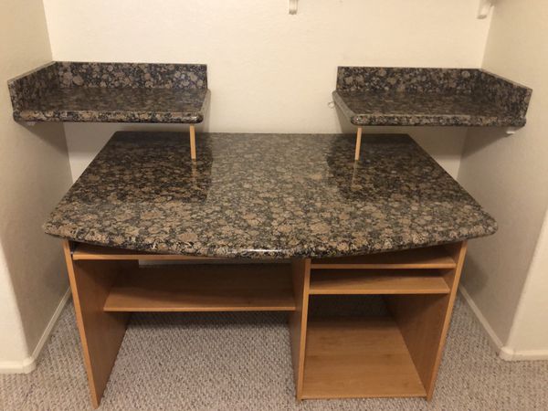 Beautiful Granite Top Desk For Sale In Queen Creek Az Offerup