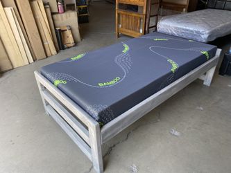 Twin Bed And Memory Foam Mattress
