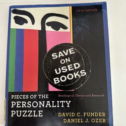Pieces Of The Personality Puzzle, Fifth Edition by David C. Funder and Daniel J. Ozer