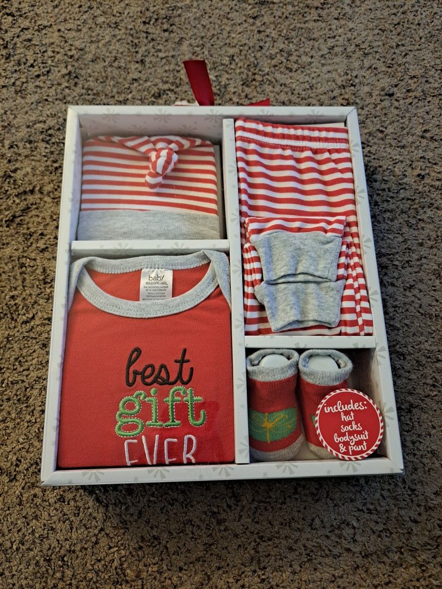 Baby Christmas Outfit Gift Set