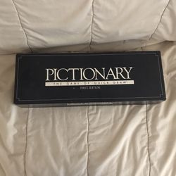 Vintage 1985 First Edition Pictionary Board Game
