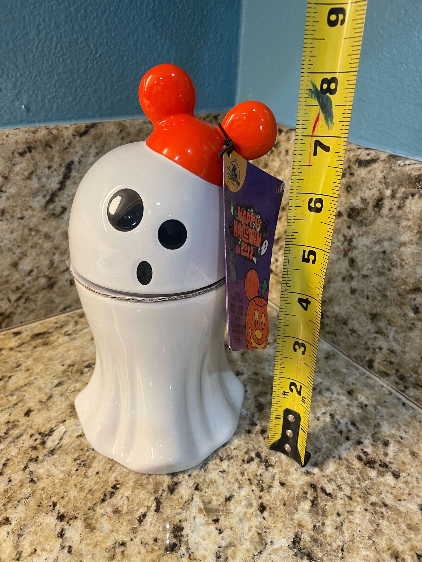 New Walt Disney Parks Mickey Halloween Ceramic Candle Ghost Disneyland