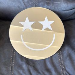 New Smile Smiley Face Mirror Wall Hanging 