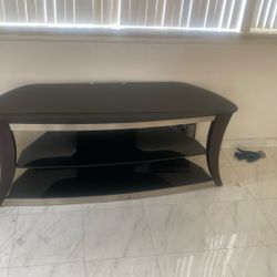 All Glass Tv Stand
