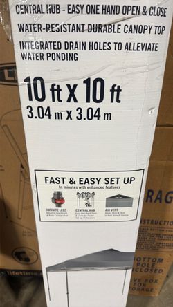 Everbilt 10 ft x 10 ft instant canopy