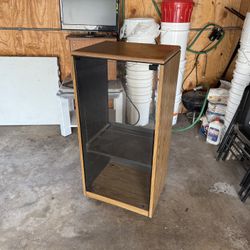 Stereo Audio Media Rack Component Cabinet 