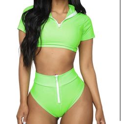 Neon Green Set Bikini
