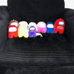 Among Us Total Of 9 Small Plushies 