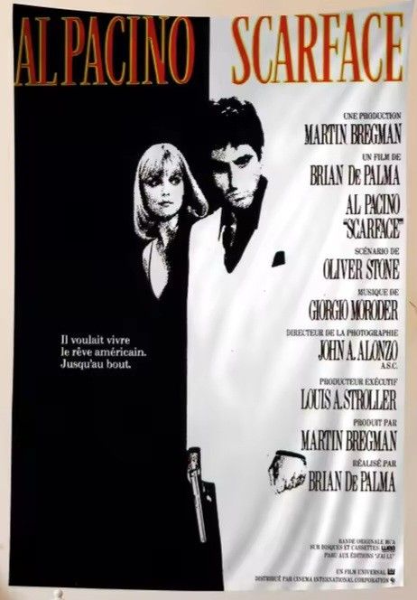 Scarface Credits Edition Behind The Classic Film To Fame Wall Tapestry 20"× 28"
