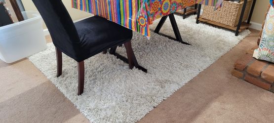 Beige Cream Rug 7.5x6.5