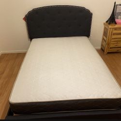 Full Size Bed Frame With Mattress