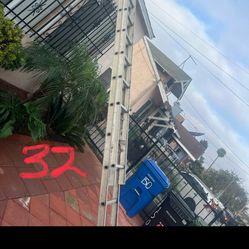 Excellent Condition, 32 Feet And More Sizes Available Aluminum Extension Ladders