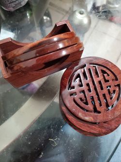 Wooden Longevity Coaster (Just Seating On Cabinets)