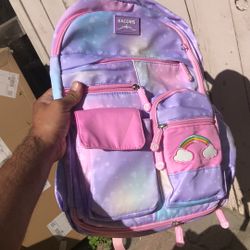 Girls Rainbow Backpack