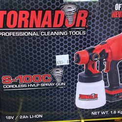 tornador S-100C cordless hvlp spray gun only asking $285 (Financing available) 
