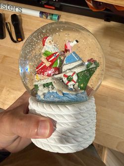 6” Snow Globe with Music Box