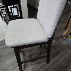 free counter table and 2 counter chairs