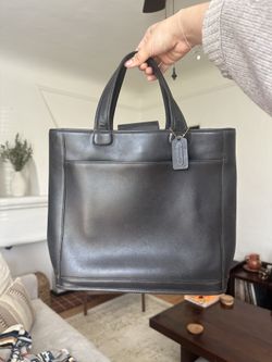 Vintage Coach Black Large Tote 9314