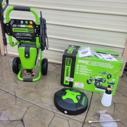 Greenworks Electric Pressure Washer 3000 Psi