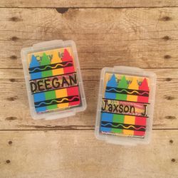 Custom crayon boxes