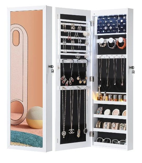Mirror Jewelry Cabinet